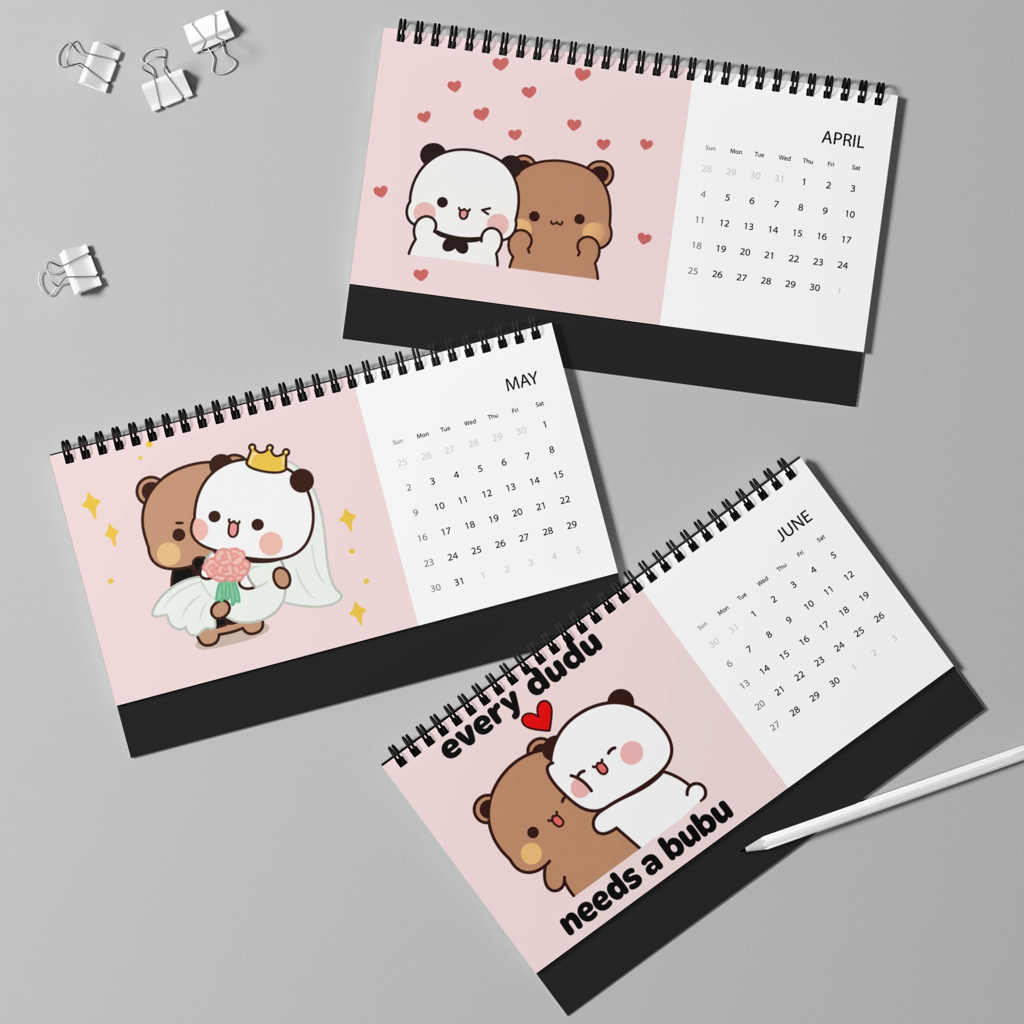 Bubu Dudu 2027 Calendar